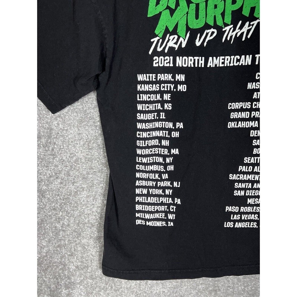The Dropkick Murphys TURN UP THAT DIAL 2021 Graphic Tour T-Shirt Mens Sz Medium - Picture 12 of 14